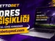 Gettobet Adres Değişikliği